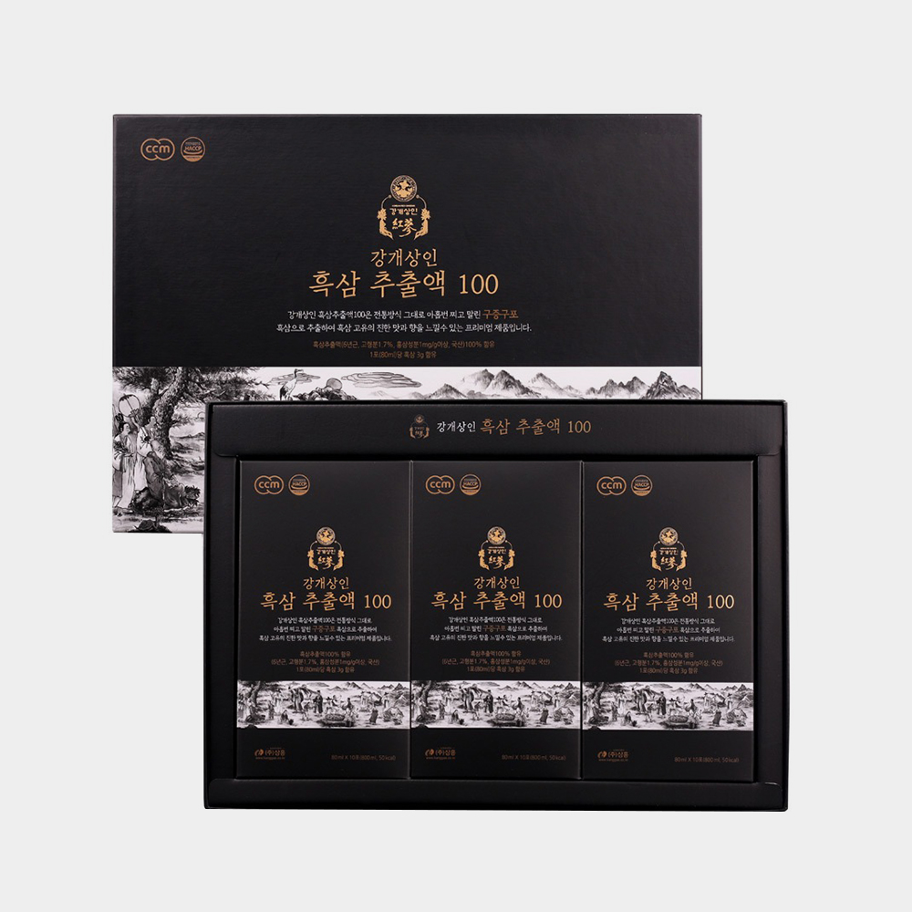 [유통기한 임박특가] 흑삼추출액100 (80ml*30포)