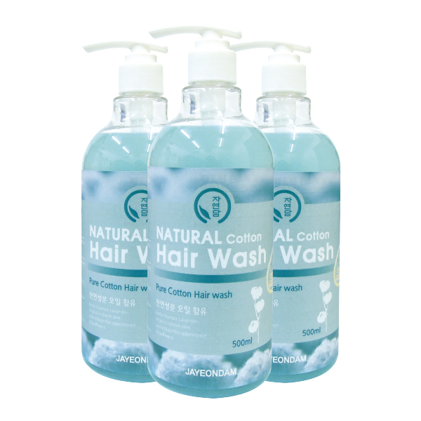 자연담 내추럴코튼 헤어워시 (500ml)